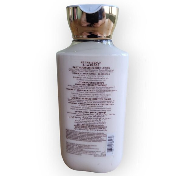 Bath & Body Works At The Beach Lotion 8oz New - Picture 2 of 3